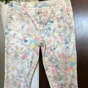 Delia’s Paint Splatter Jeans Size 7/8 Olivia